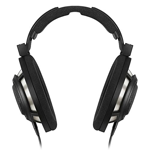 Black over-ear headphones front view