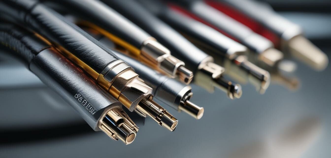 High-quality audio cables