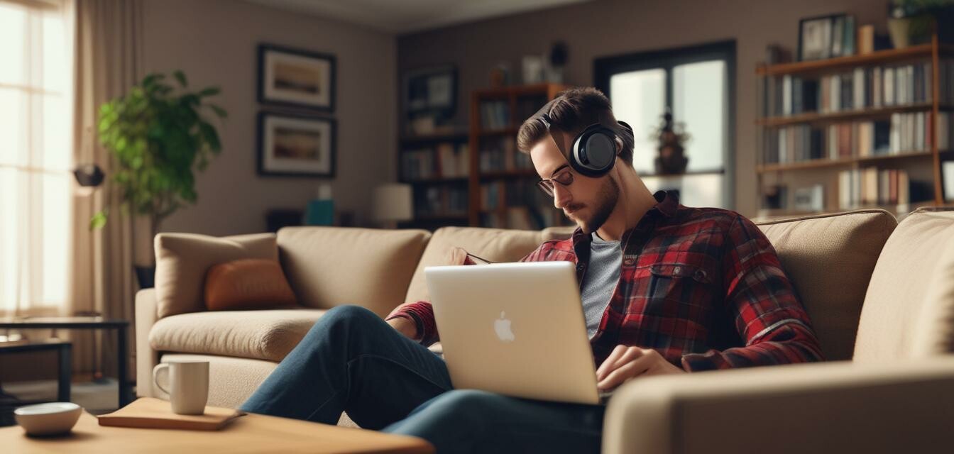 Over-Ear Headphones in Use